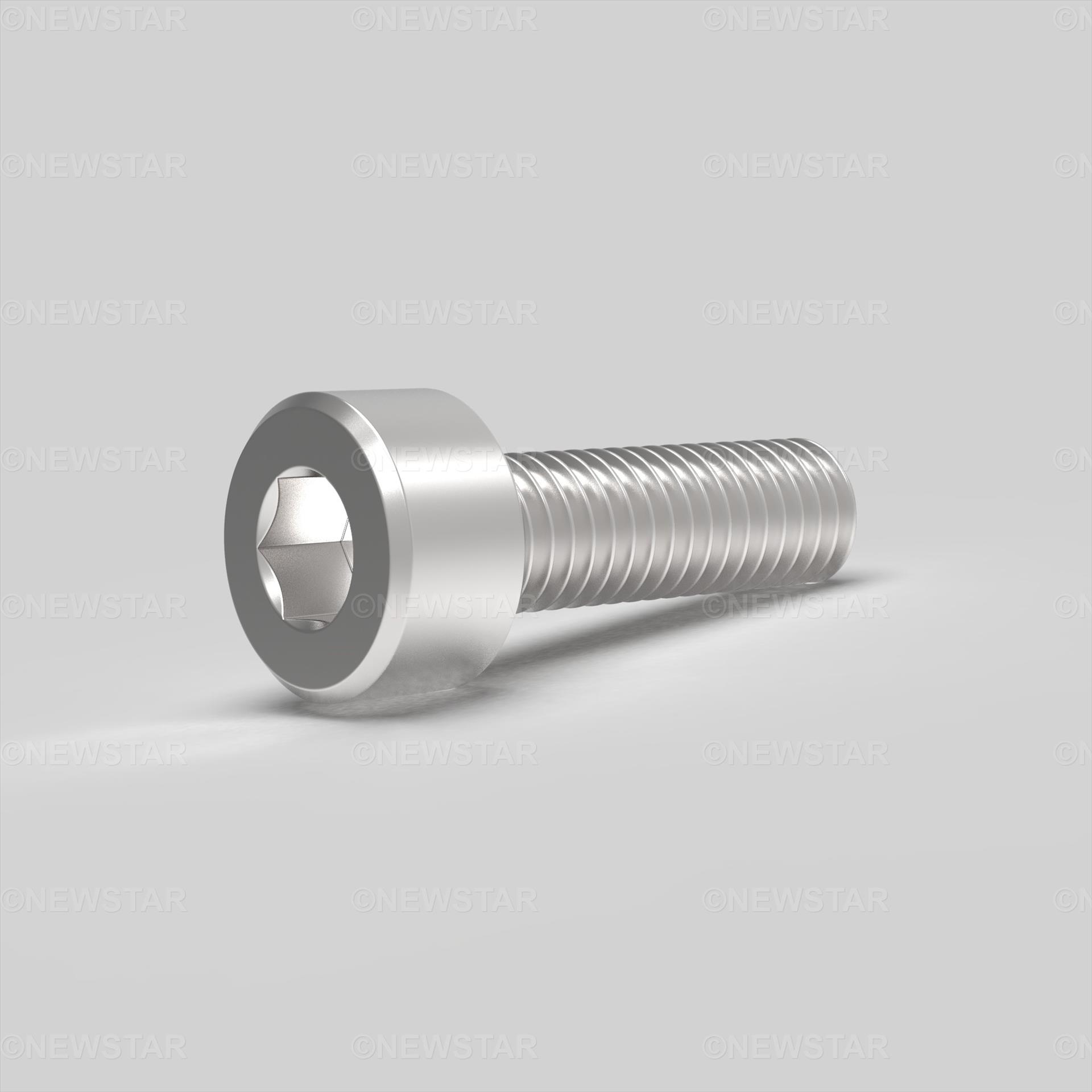 M2 X 30 Socket Cap Screw DIN 912 A2 Stainless Steel