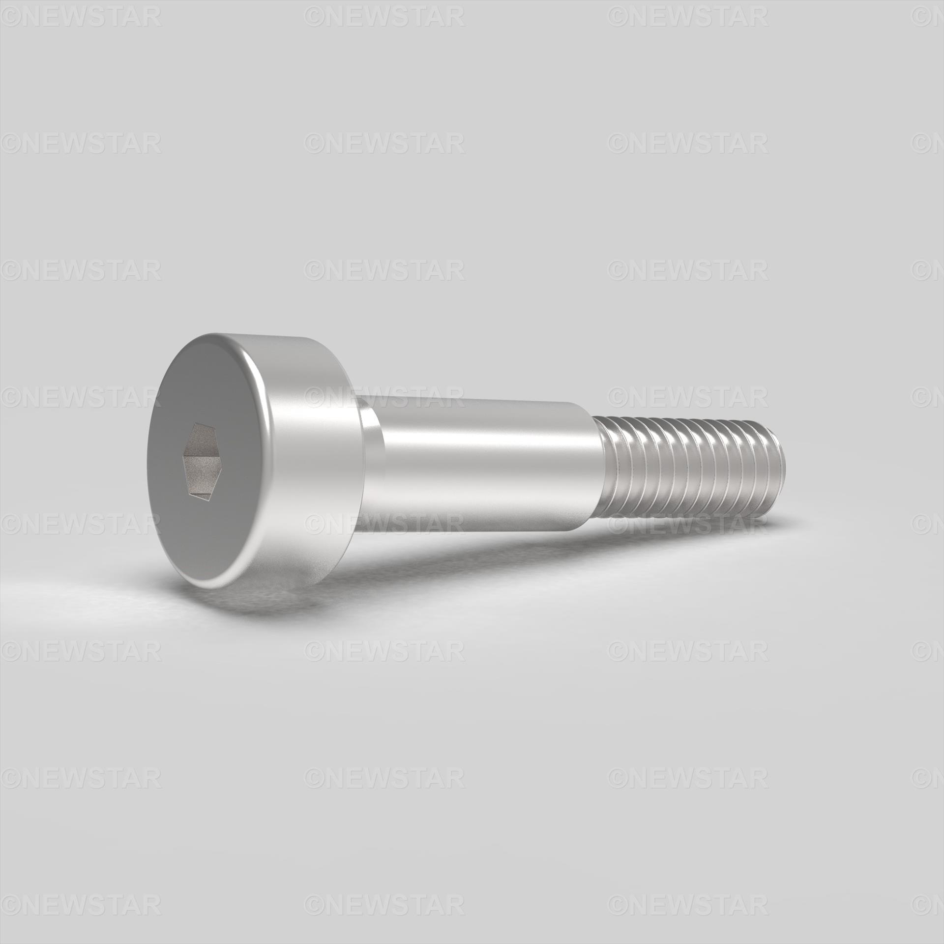 3.00 (M2) X 2 Socket Shoulder Screw A2 Stainless Steel