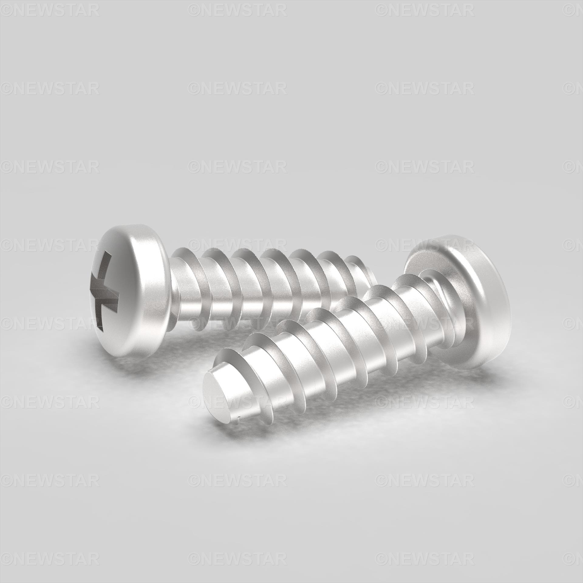 M1.4 X 2 Pan Head (Small Head) B-Tite Steel Zinc M1.4 X 2 Pan Head (Small Head) B-Tite Steel Zinc